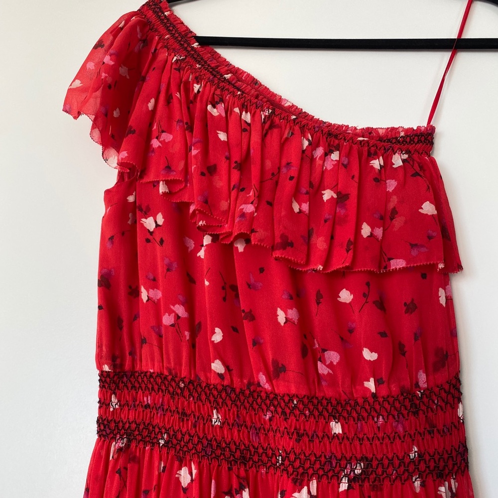 Joie Asymmetrical Red Dress